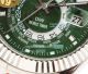 N9 Factoty Swiss Replica Rolex Sky Dweller Stainless Steel Green Watch 9001 Movement (4)_th.jpg